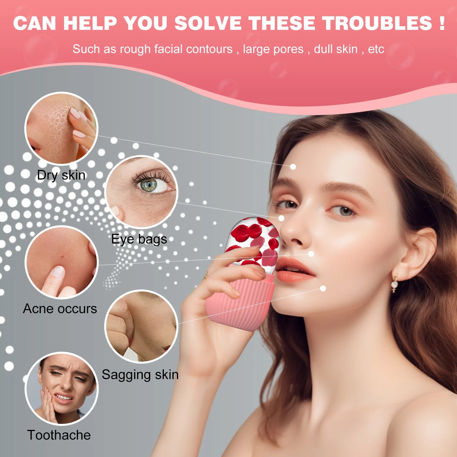 Ice Roller Facial – Reduza Inchaço, Olheiras e Revitalize Sua Pele