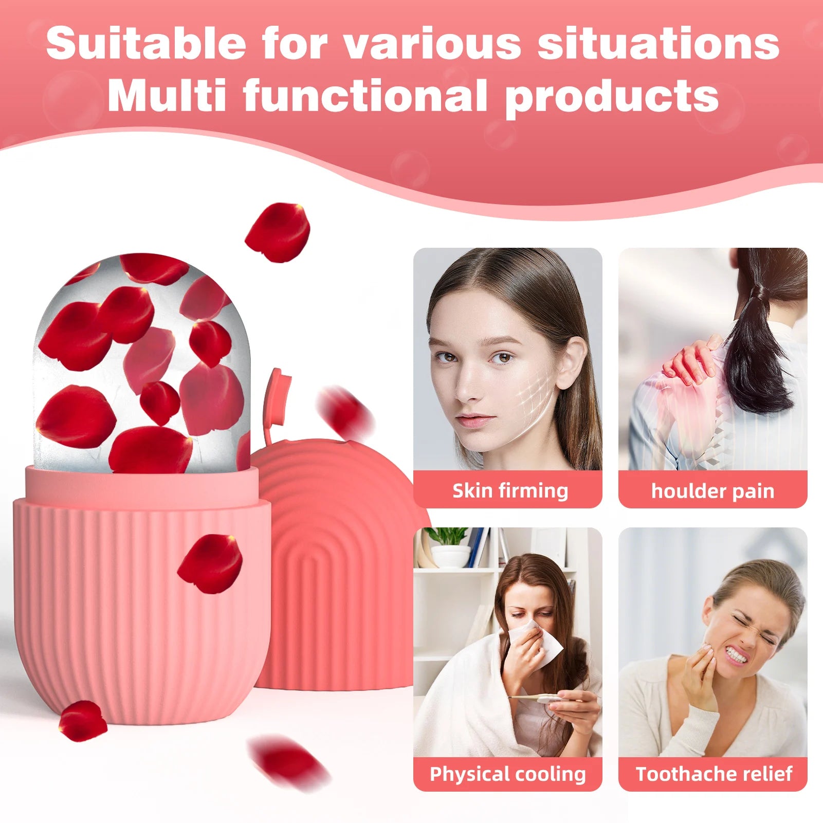 Ice Roller Facial – Reduza Inchaço, Olheiras e Revitalize Sua Pele